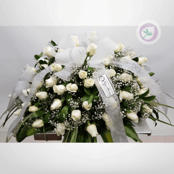 Cubrecaja en rosas