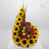 Regala un hermoso Ramo de girasoles con frutas. Tenemos los arreglos hermosos para tu persona especial