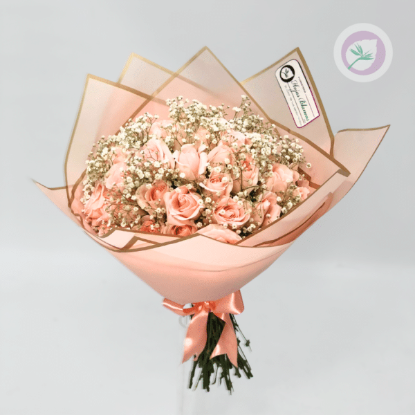Bouquet Rosa pastel- Q012