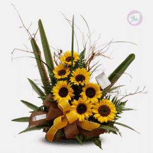Arreglo con girasoles medellin