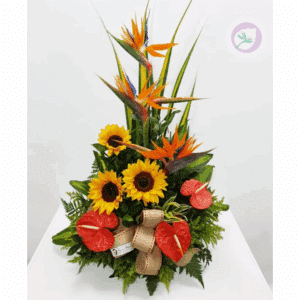 Arreglos de flores para día de la Madre - Ramo tropical