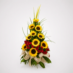 Regala un detalle de rosas rojas y girasoles - Tenemos los arreglos hermosos con envio GRATIS en Medellín, área metropolitana y Oriente Antioqueño.