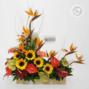Regala un hermoso arreglo de flores tropicales, para días especiales con envio GRATIS en Medellín, Área Metropolitana y el Oriente Antioqueño.