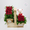 Canasta de flores naturales para regalo con envio GRATIS en Medellín, Área Metropolitana y Oriente Antioqueño.
