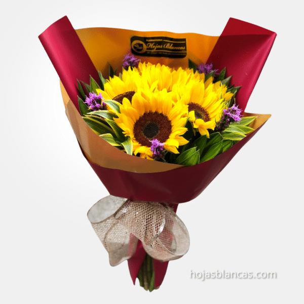 Bouquet o ramo de girasoles - Envío GRATIS - Floristeria en Antioquia.