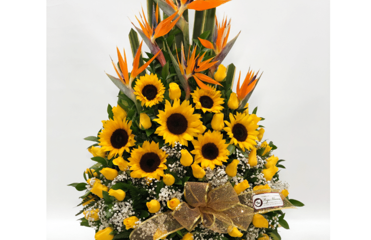 Ramo de flores amarillas - Girasoles - Floristeria en Antioquia; Medellín y Rionegro