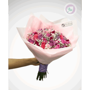ouquet de rosas para San Valentin - Floristería Hojas Blancas
