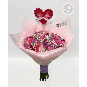 Bouquet de rosas para San Valentin - Floristería Hojas Blancas