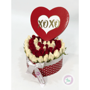 Corazón de rosas