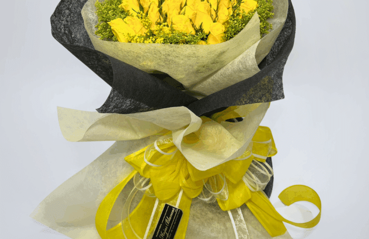 Bouquet de rosas amarillas - Floristería en Medellin - Rionegro - Antioquia - Ramo de flores - Domicilio GRATIS - ¡COMPRA AHORA!