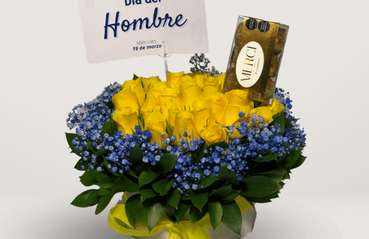Arreglo de rosas amarillas