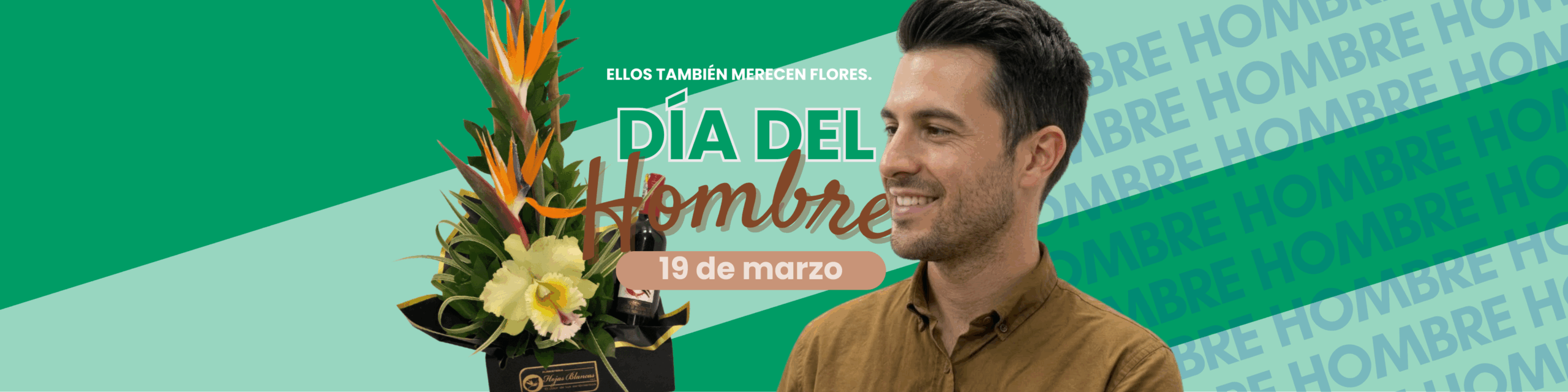 Día del hombre en colombia, flores