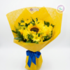 Bouquet de flores amarillas primavera Llena de luz y significado cualquier momento con nuestro bouquet de flores amarillas, una combinación especial de rosas, girasoles y margaritas cuidadosamente seleccionadas para transmitir alegría, energía y nuevos comienzos.