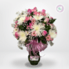 Jarrón pastel FL003 – Arreglo Floral Colorido y Elegante Llena cualquier espacio de alegría y frescura con nuestro Jarrón Primavera, una composición floral diseñada para transmitir emociones a través del color y la elegancia.