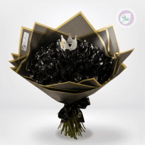 Bouquet de Rosas Negras Premium Atrévete a regalar algo diferente con nuestro Eclipse Noir, un ramo de rosas negras diseñado para quienes buscan sorprender con elegancia y originalidad.