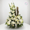 Tributo Celestial – Homenaje Floral Premium Expresa tus condolencias con un arreglo floral diseñado para transmitir paz, acompañamiento y respeto en los momentos más difíciles.