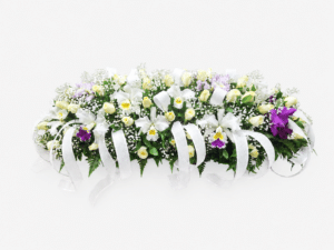 Tributo de paz, honra la memoria de un ser querido con un arreglo floral que transmite serenidad, respeto y un mensaje de acompañamiento sincero.